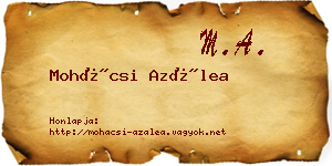 Mohácsi Azálea névjegykártya
